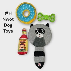 (#H)  Four New Dog Toys. 🐕